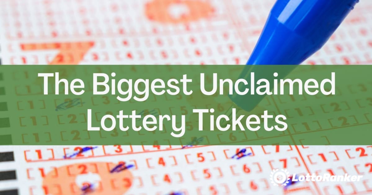 De største uafhentede lotterisedler