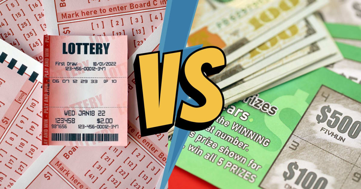 Skrabelod eller lotteri: Hvad er den bedste indsats