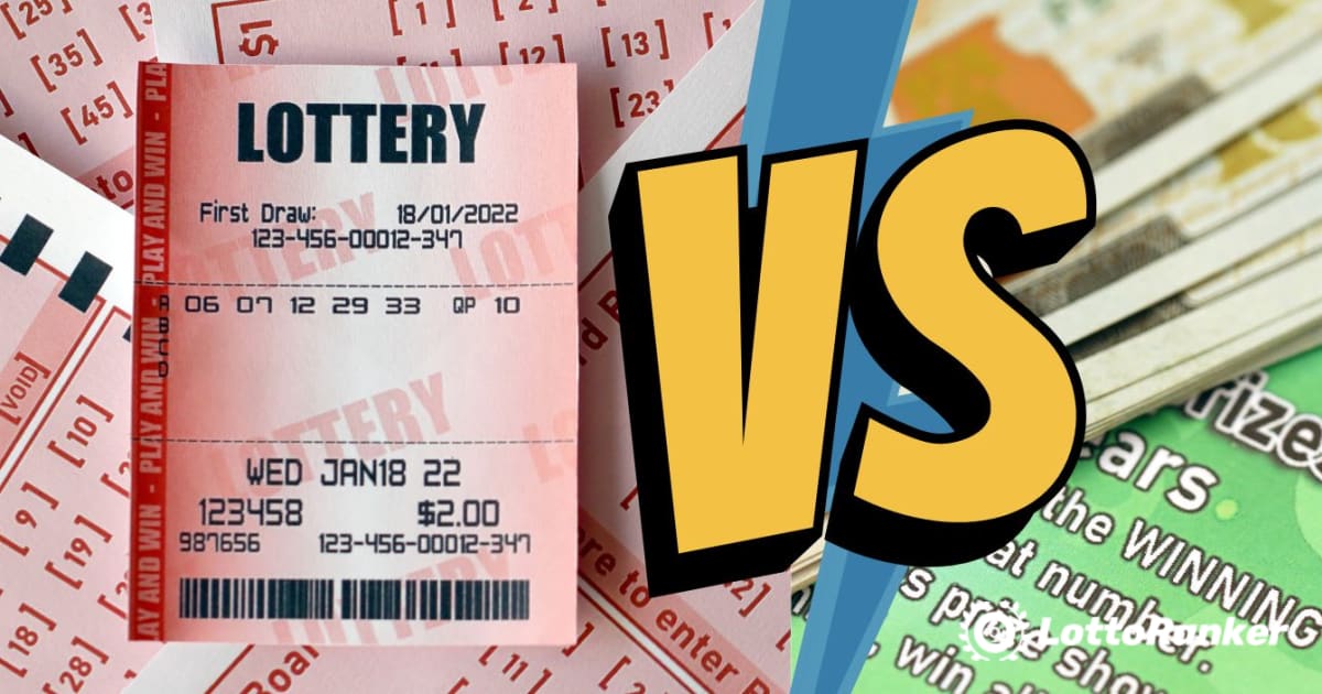 Lotteri vs Skrabelod: Hvilken har bedre vinderodds?